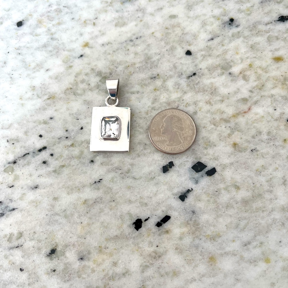 Silpada Silver CZ Pendant